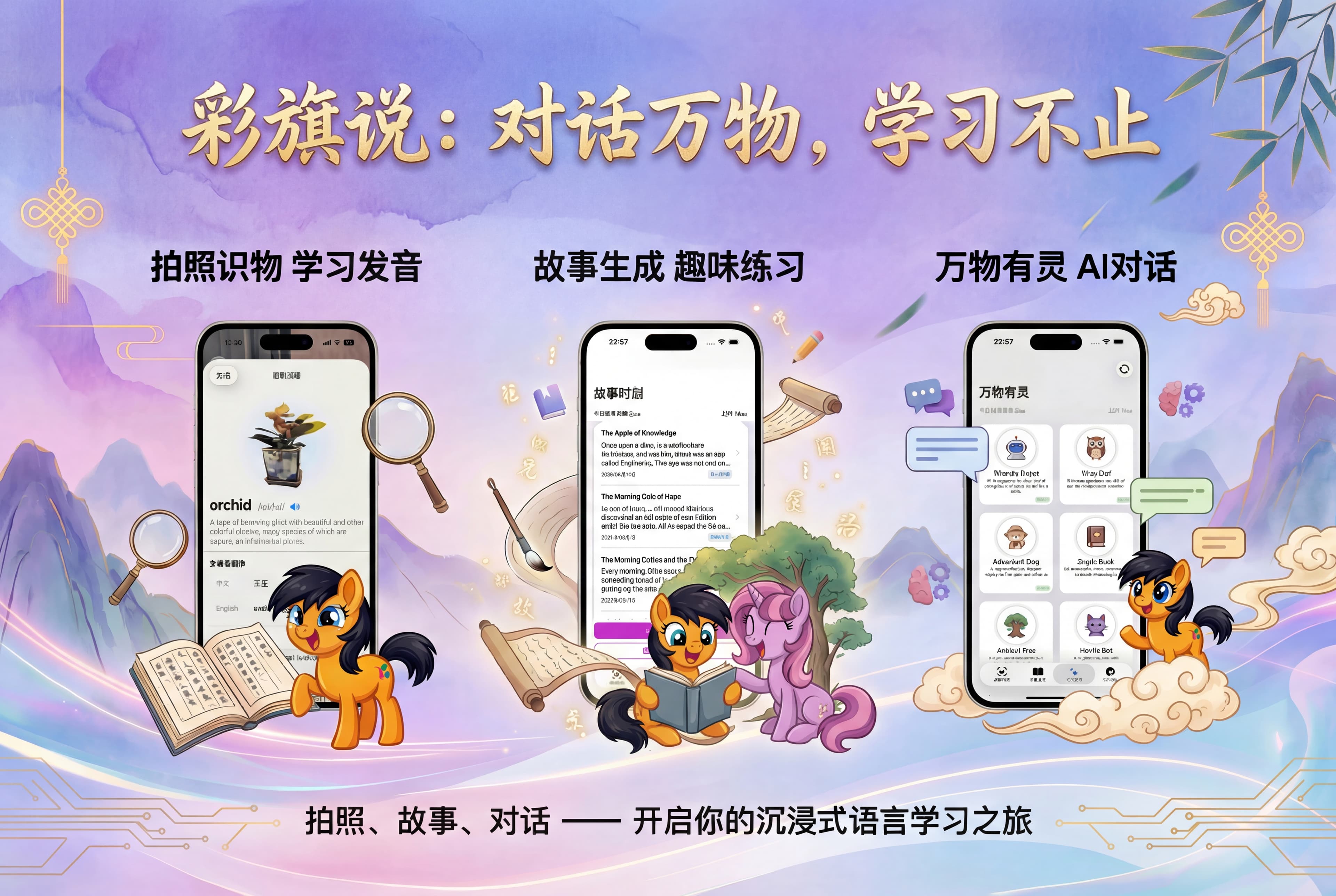 彩旗说 AR 互动演示